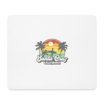 Santa Cruz California retro vintage 70s style - Mouse Pad (horizontal) - white - Front