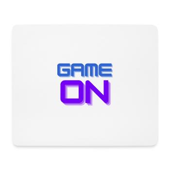 Game On - Notre premier design - Tapis de souris (format paysage) - blanc - Devant