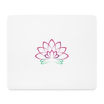 Lotus blossom - Mouse Pad (horizontal) - white - Front