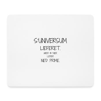 Statement Design – Irony Meets Spirituality - Mouse Pad (horizontal) - white - Front