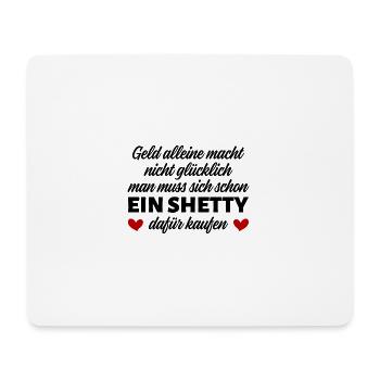 Shetlandpony Pferde Reiten Pony Geschenkidee - Mousepad (Querformat) - Weiß - Vorne