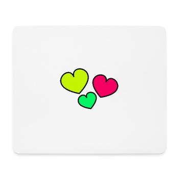 VIELEN DANK. GELIEBTE. MEISTER. DANKE, HERRIN. HERZ - Mousepad (Querformat) - Weiß - Vorne