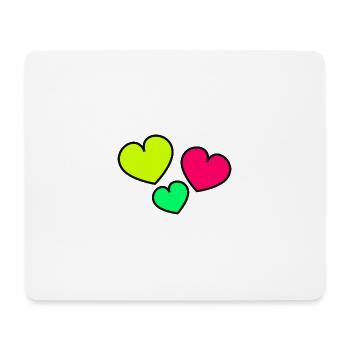 VALENTINE'S DAY. Bachelorette party. I LOVE YOU. I LOVE YOU. LOVE - Mouse Pad (horizontal) - white - Front