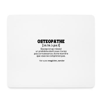 Definition of OSTEOPATHY - Mouse Pad (horizontal) - white - Front