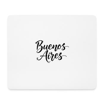 Buenos Aires - Tapis de souris (format paysage) - blanc - Devant