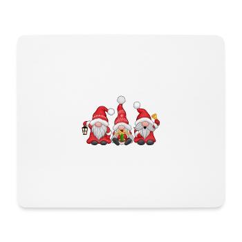 Festliche Zwerge - Mousepad (Querformat) - Weiß - Vorne