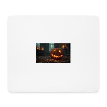 Pumpkin In A Haunted House - Mouse Pad (horizontal) - white - Front