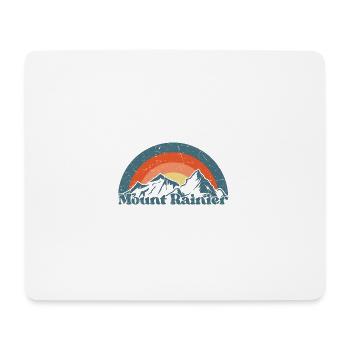 Mount Rainier Nationla Park Washington Berge - Mousepad (Querformat) - Weiß - Vorne