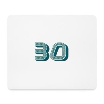 30. 30 YEARS. 30th ANNIVERSARY. 30 YEARS ANNIVERSARY. - Mouse Pad (horizontal) - white - Front
