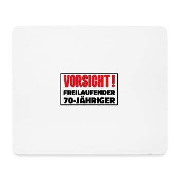 70. Geburtstag Männer Frauen Lustig 70 Jahre - Mousepad (Querformat) - Weiß - Vorne