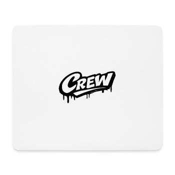 Crew Logo - Mouse Pad (horizontal) - white - Front