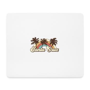 Santa Cruz California vintage retro - Mousepad (Querformat) - Weiß - Vorne