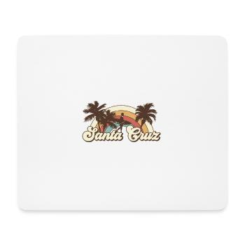 Santa Cruz California vintage retro - Mousepad (Querformat) - Weiß - Vorne