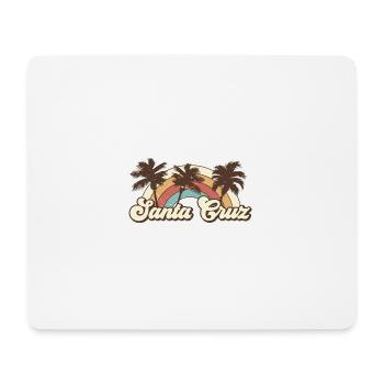 Santa Cruz California vintage retro - Mousepad (Querformat) - Weiß - Vorne