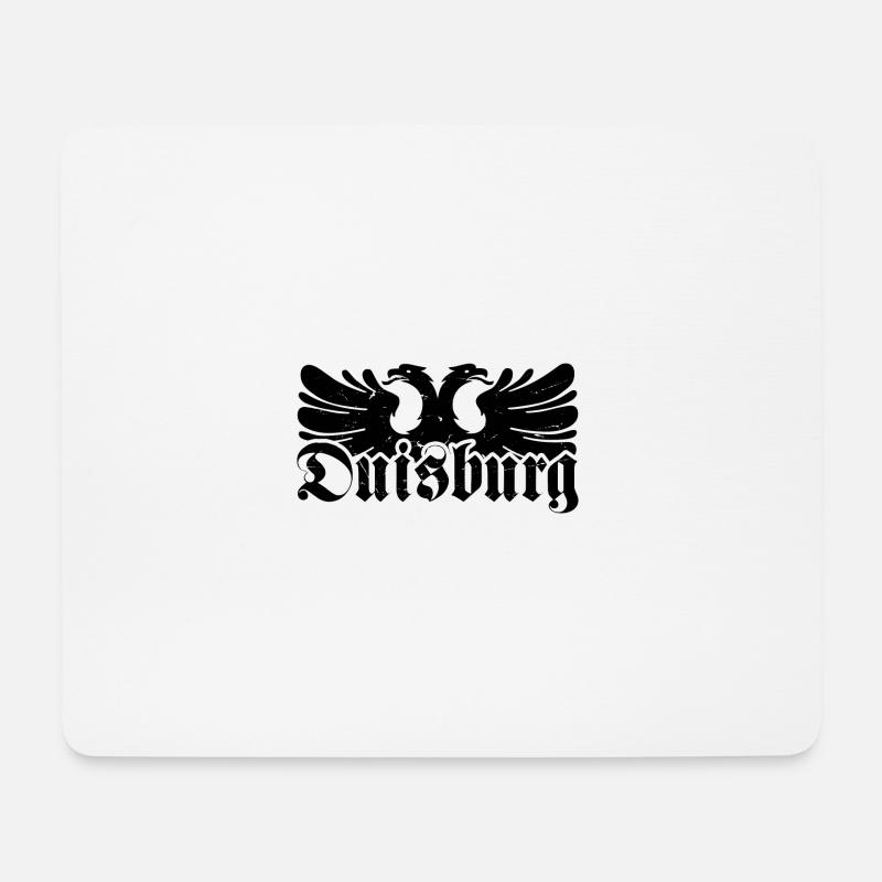 Duisburg Stadt Industrie Kohle Ruhrpott - Mousepad (Querformat) - Weiß