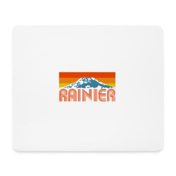Mount Rainier Nationla Park Washington Berge - Mousepad (Querformat) - Weiß - Vorne