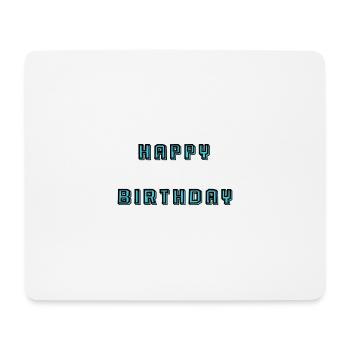ALLES GUTE ZUM GEBURTSTAG. JAHRESTAG - Mousepad (Querformat) - Weiß - Vorne