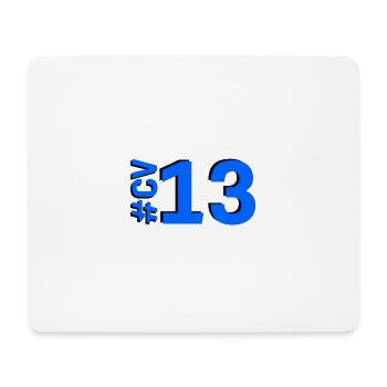 CV13-KARTON - Mousepad (Querformat) - Weiß - Vorne