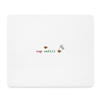 Programmierer Geschenk Kaffee Koffein Coden Code - Mousepad (Querformat) - Weiß - Vorne
