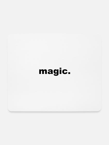 magic - Mousepad (Querformat) - Weiß