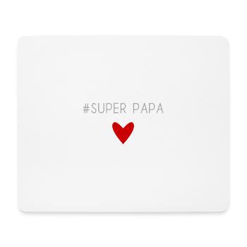 BONNE FÊTE PAPA. PAPA. FÊTE DES PÈRES. BONNE FÊTE - Tapis de souris (format paysage) - blanc - Devant