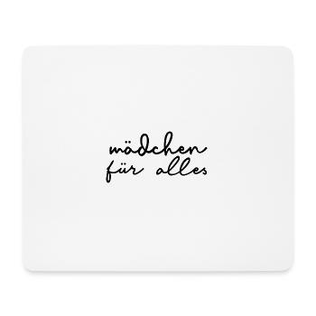 Mädchen für alles - Mousepad (Querformat) - Weiß - Vorne
