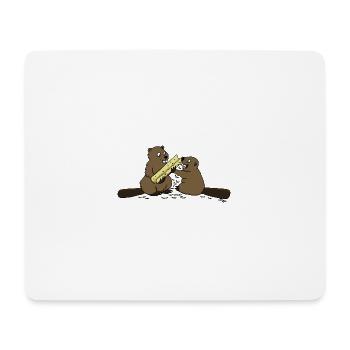 Bieber from "Ida in the Forest Hospital" - Mouse Pad (horizontal) - white - Front