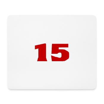 15. 15 YEARS. 15th ANNIVERSARY. 15 YEAR ANNIVERSARY. - Mouse Pad (horizontal) - white - Front