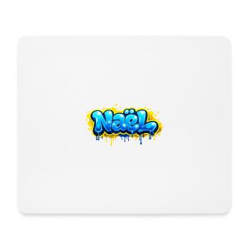 NAEL GRAFFITI NAME FÜR PERFEKTES GESCHENK DRUCKBAR - Mousepad (Querformat) - Weiß - Vorne