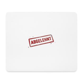 „Abgelehnt“ Stempel Rot Büro - Mousepad (Querformat) - Weiß - Vorne