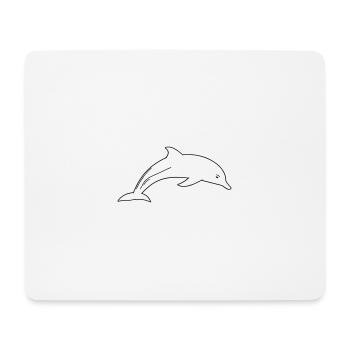 Dolphin - Mouse Pad (horizontal) - white - Front