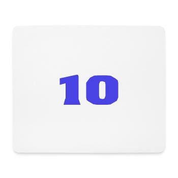 10. 10 YEARS. 10th ANNIVERSARY. 10 YEAR ANNIVERSARY. - Mouse Pad (horizontal) - white - Front