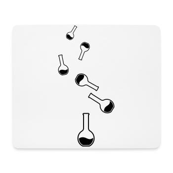 Test tube chemist - Mouse Pad (horizontal) - white - Front
