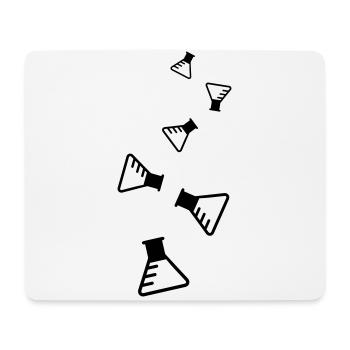 Test Tube Icon - Mouse Pad (horizontal) - white - Front