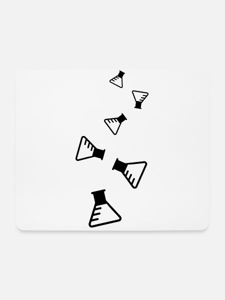 Reagenzglas Icon - Mousepad (Querformat) - Weiß