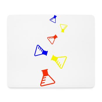 Test Tube Icon - Mouse Pad (horizontal) - white - Front
