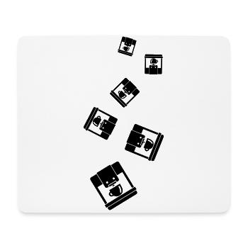 Coffee maker icon - Mouse Pad (horizontal) - white - Front