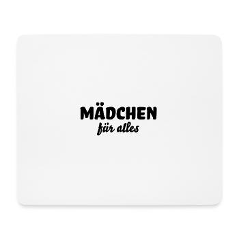 Mädchen für alles - Mousepad (Querformat) - Weiß - Vorne