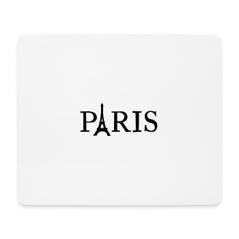 Paris Vibes - Tapis de souris (format paysage) - blanc - Devant