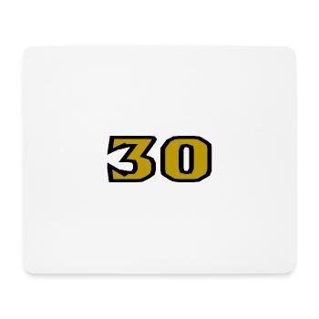30. 30 ANS. 30e ANNIVERSAIRE. ANNIVERSAIRE 30 ANS. - Tapis de souris (format paysage) - blanc - Devant
