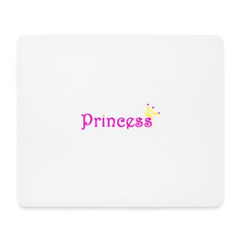 Prinzessin Glitzer Krone - Mousepad (Querformat) - Weiß - Vorne