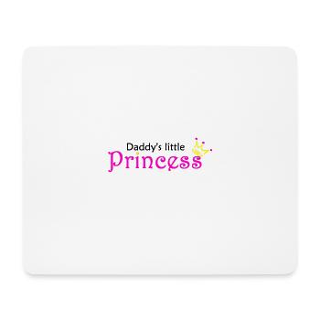 Daddy's Little Princess Rosa - Mousepad (Querformat) - Weiß - Vorne