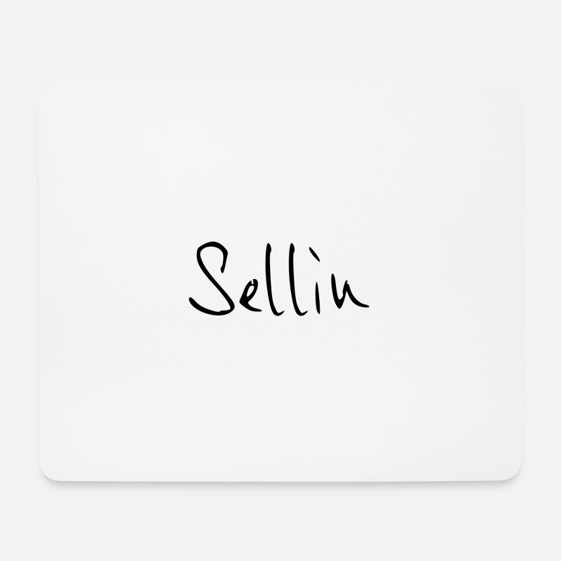 Sellin auf Rügen - Mousepad (Querformat) - Weiß