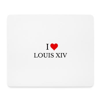 I Love Louis XIV - Tapis de souris (format paysage) - blanc - Devant