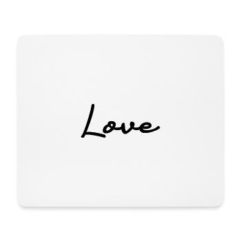 LIEBE. PAAR. GERADE VERHEIRATET. Junggesellinnenabschied. VALENTINSTAG. - Mousepad (Querformat) - Weiß - Vorne