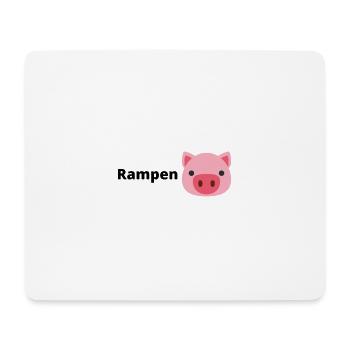 Rampensau - Mousepad (Querformat) - Weiß - Vorne