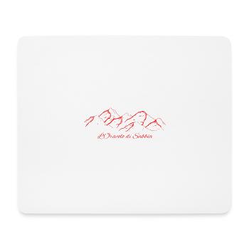 Logo Canale YouTube - Mousepad (Querformat) - Weiß - Vorne