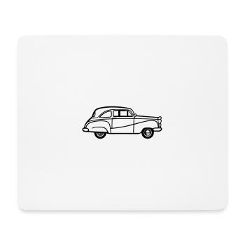 Voiture - Tapis de souris (format paysage) - blanc - Devant