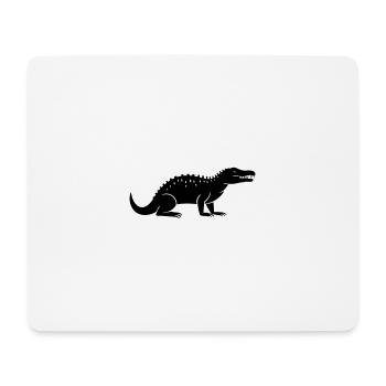crocodile - Mouse Pad (horizontal) - white - Front