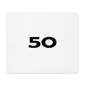 50. 50 YEARS. 50th ANNIVERSARY. 50TH ANNIVERSARY. - Mouse Pad (horizontal) - white - Front